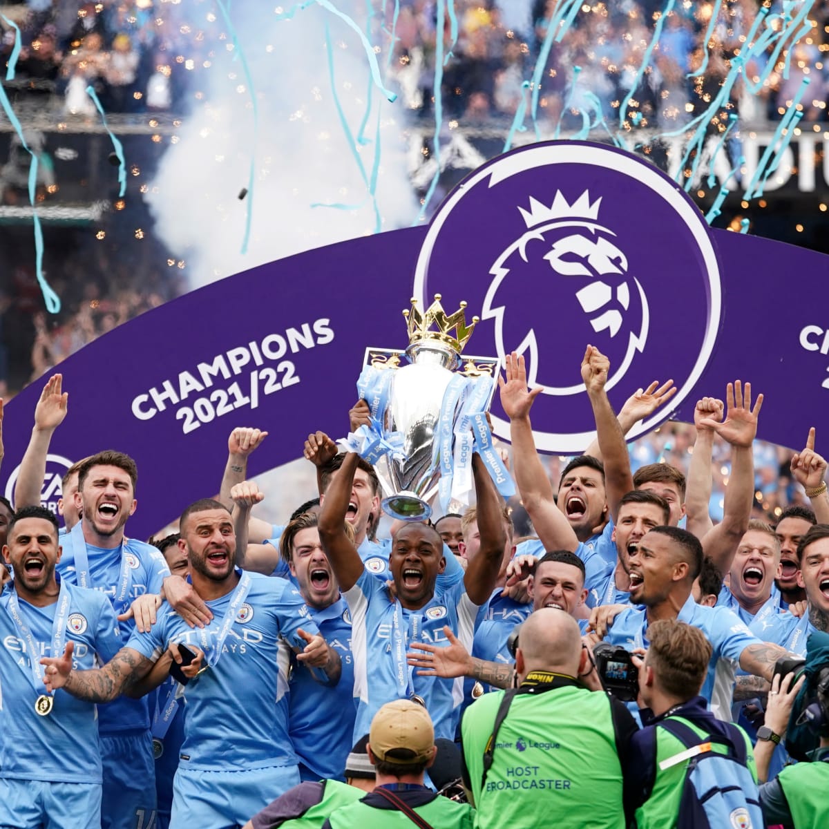 Man City celebrates Premier League title in style