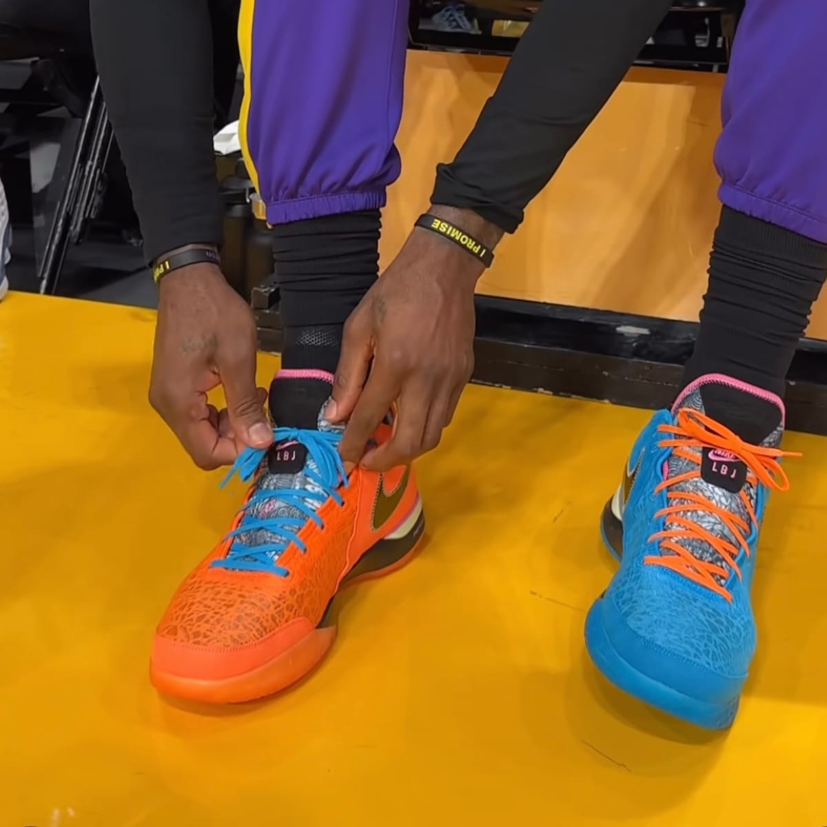 LeBron Wears Nike LeBron NXXT in Colorway - Sports Illustrated FanNation Kicks News, Analysis and