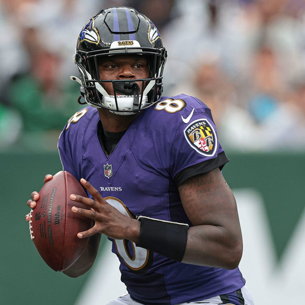 Baltimore Ravens: Lamar Jackson makes history as Ravens complete