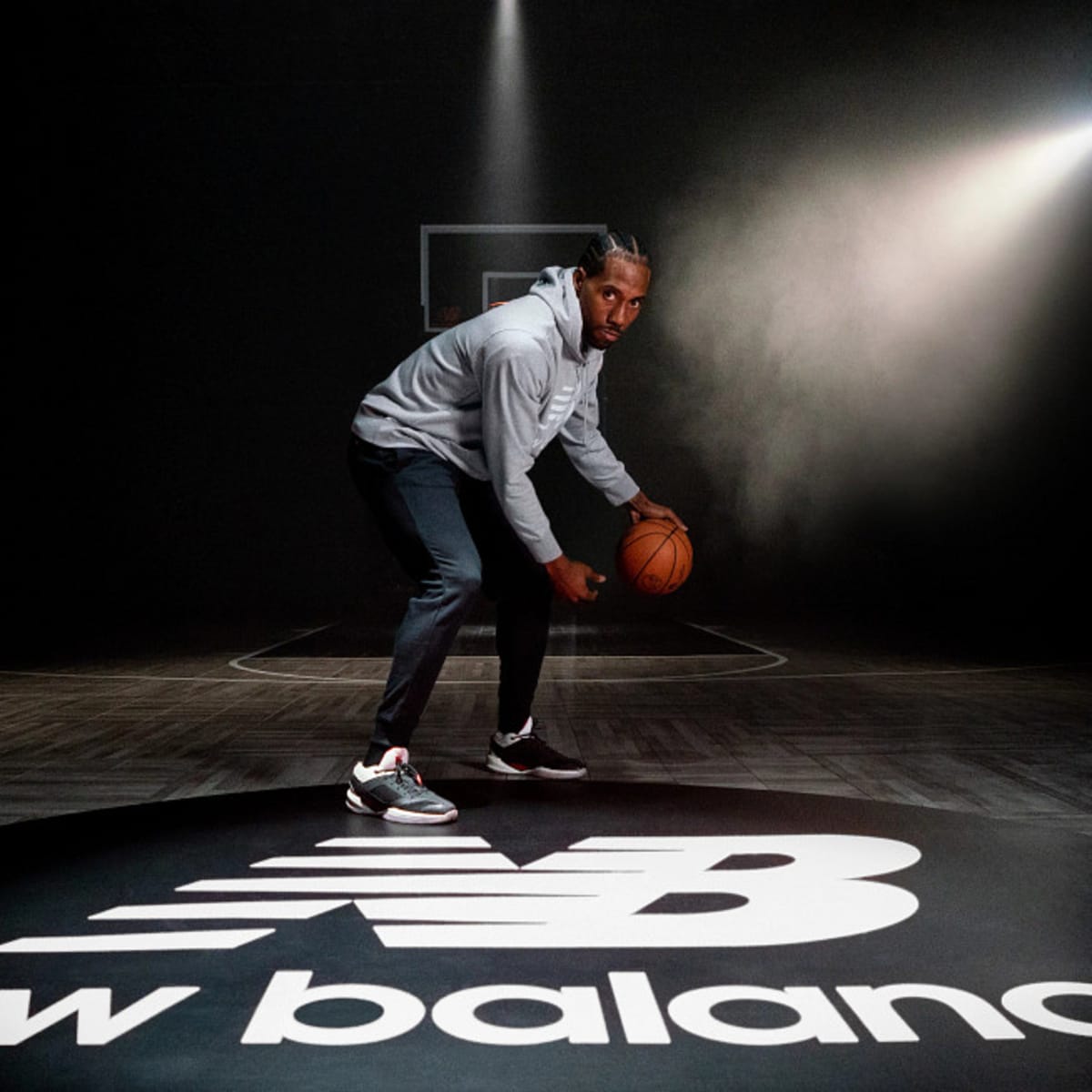 New Balance Kawhi Leonard Men Athletic Sneaker Basketball Shoe White  Trainer