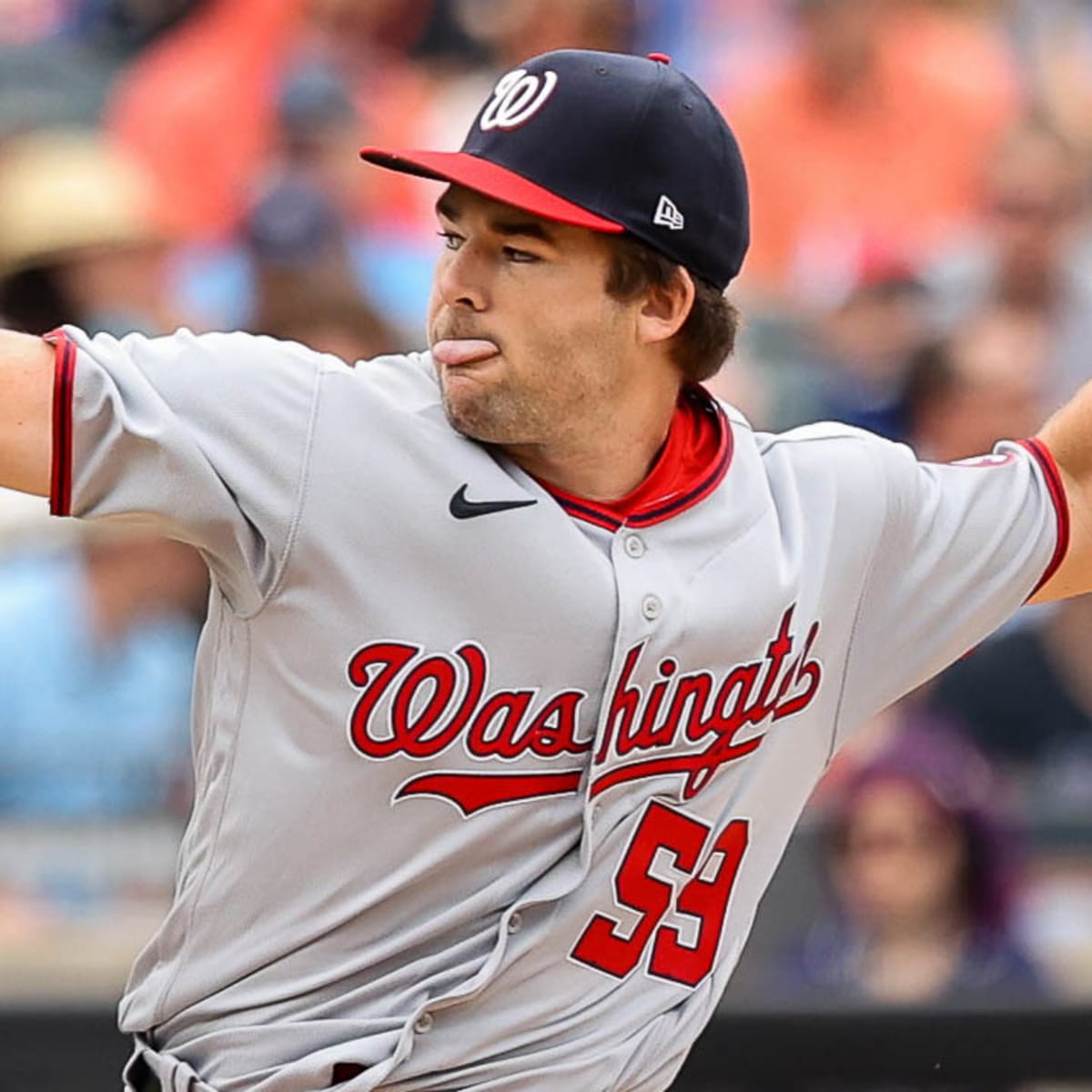Former Arkansas Razorback Baseball Player Evan Lee Makes Major League Debut  For Washington Nationals Against New York Mets - Sports Illustrated All  Hogs News, Analysis and More