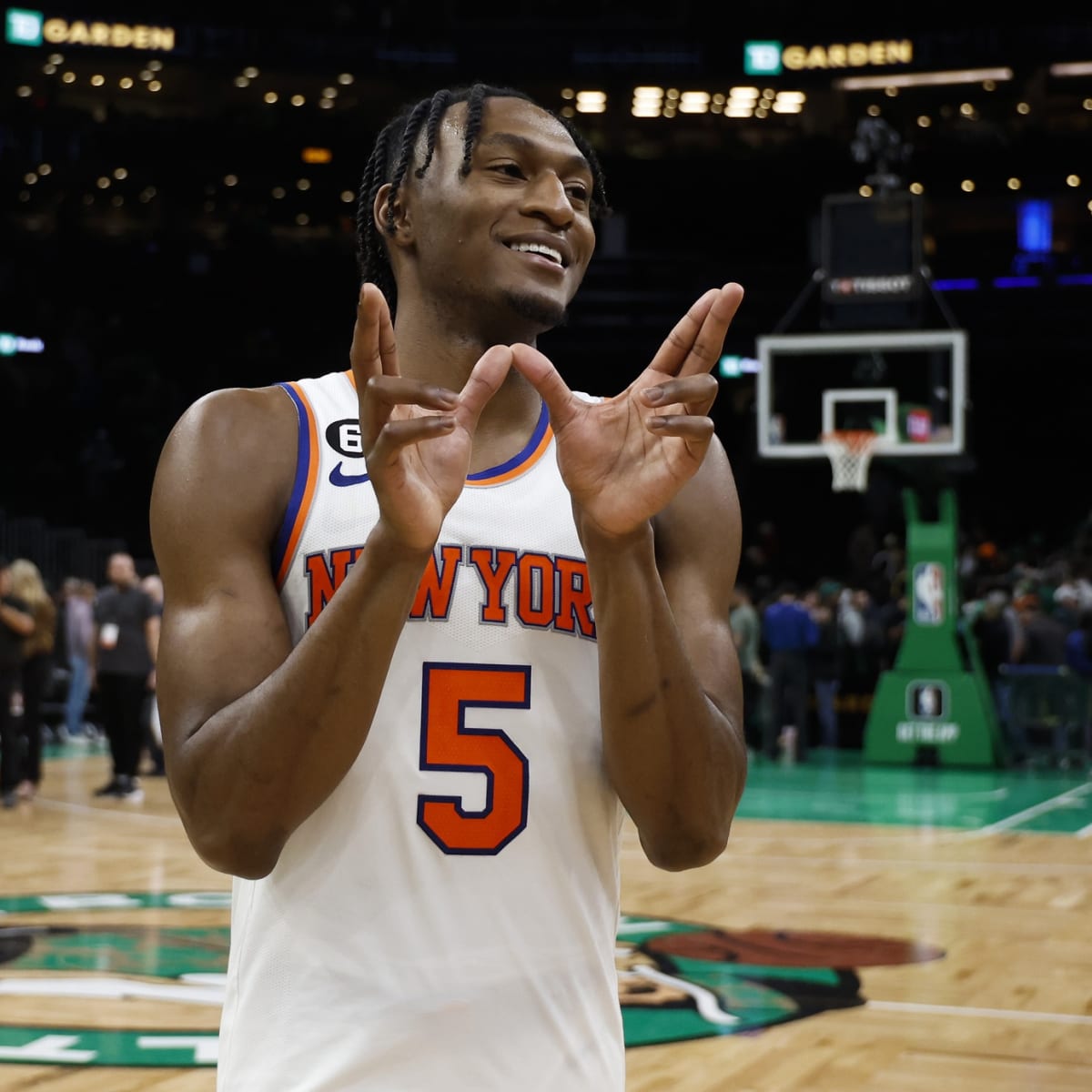 Knicks' Immanuel Quickley makes 6th man of the year case against Celtics
