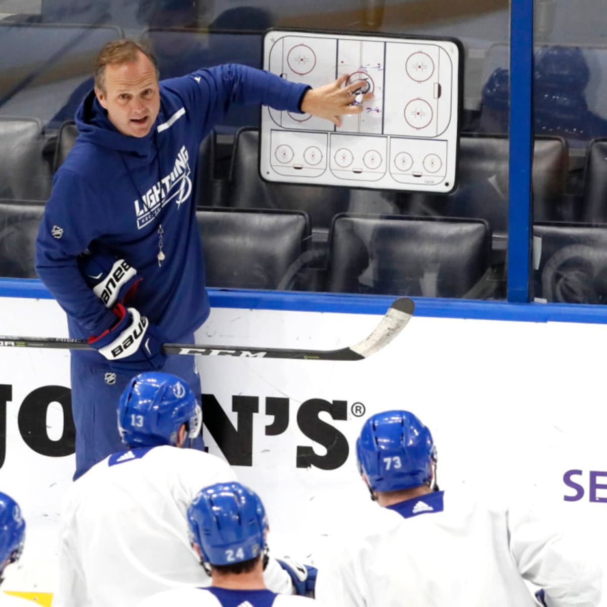 Behind the scenes with Tampa Bay Lightnings Jon Cooper, coaching staff