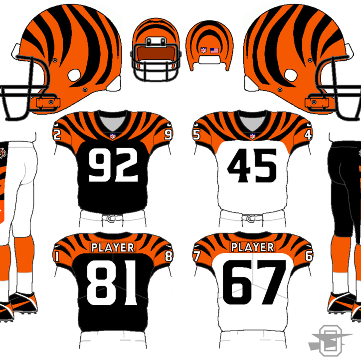 bengals football jersey