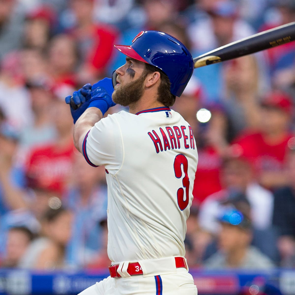 Bryce Harper hits monster first home run with Phillies (video) - Sports  Illustrated