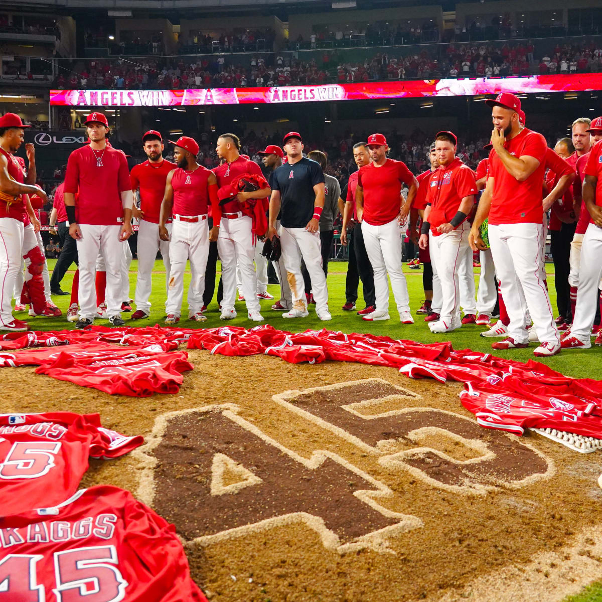 Angels have combined no-hitter, score 13 in first home game since death of  pitcher Skaggs