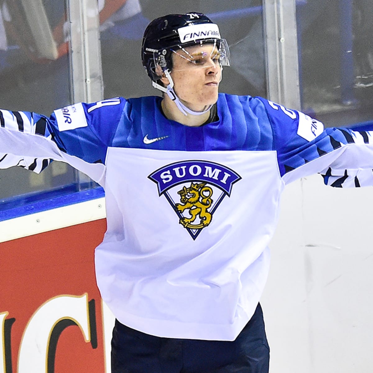 IIHF world championship Kaapo Kakko scores hat trick for Finland