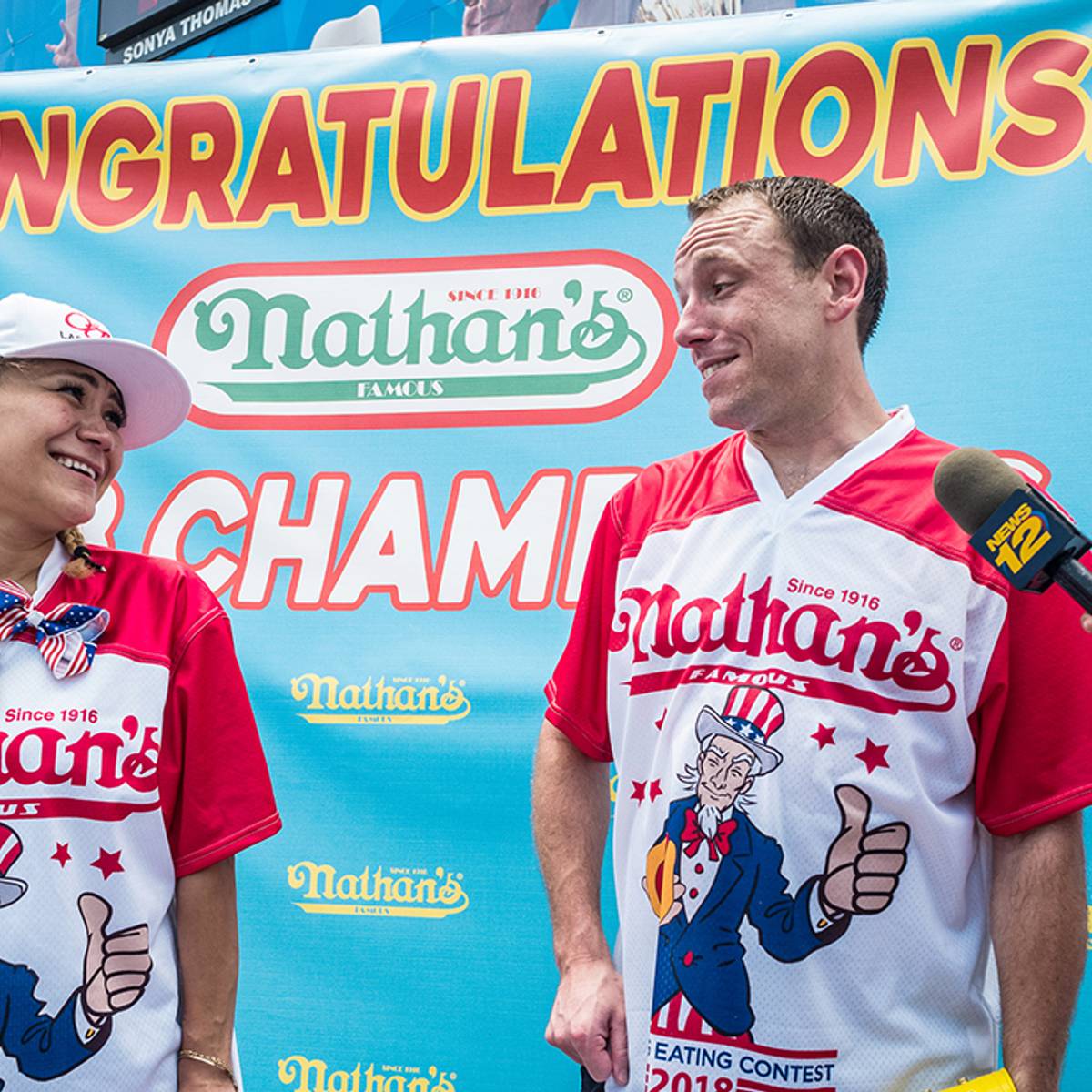 Joey Chestnut Miki Sudo Win Nathan S Hot Dog Contest 2019 Sports Illustrated