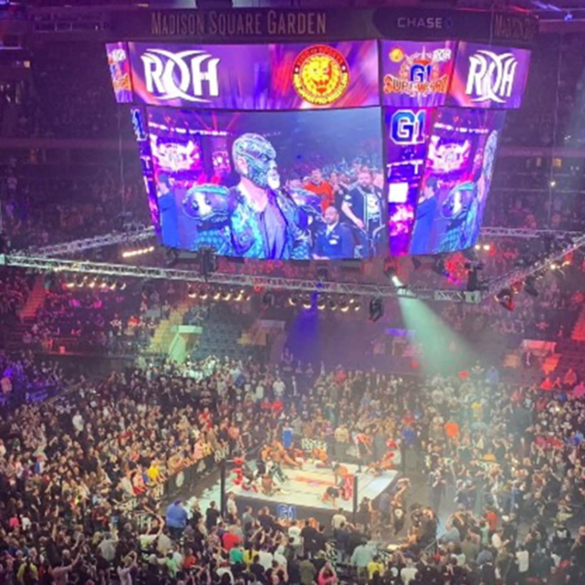 G1 Supercard Kazuchika Okada Wins Iwgp Title At Madison Square Garden Sports Illustrated