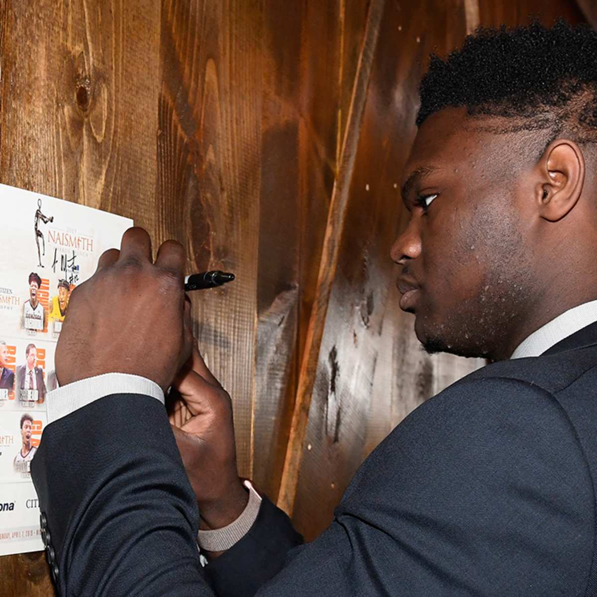 zion williamson signs