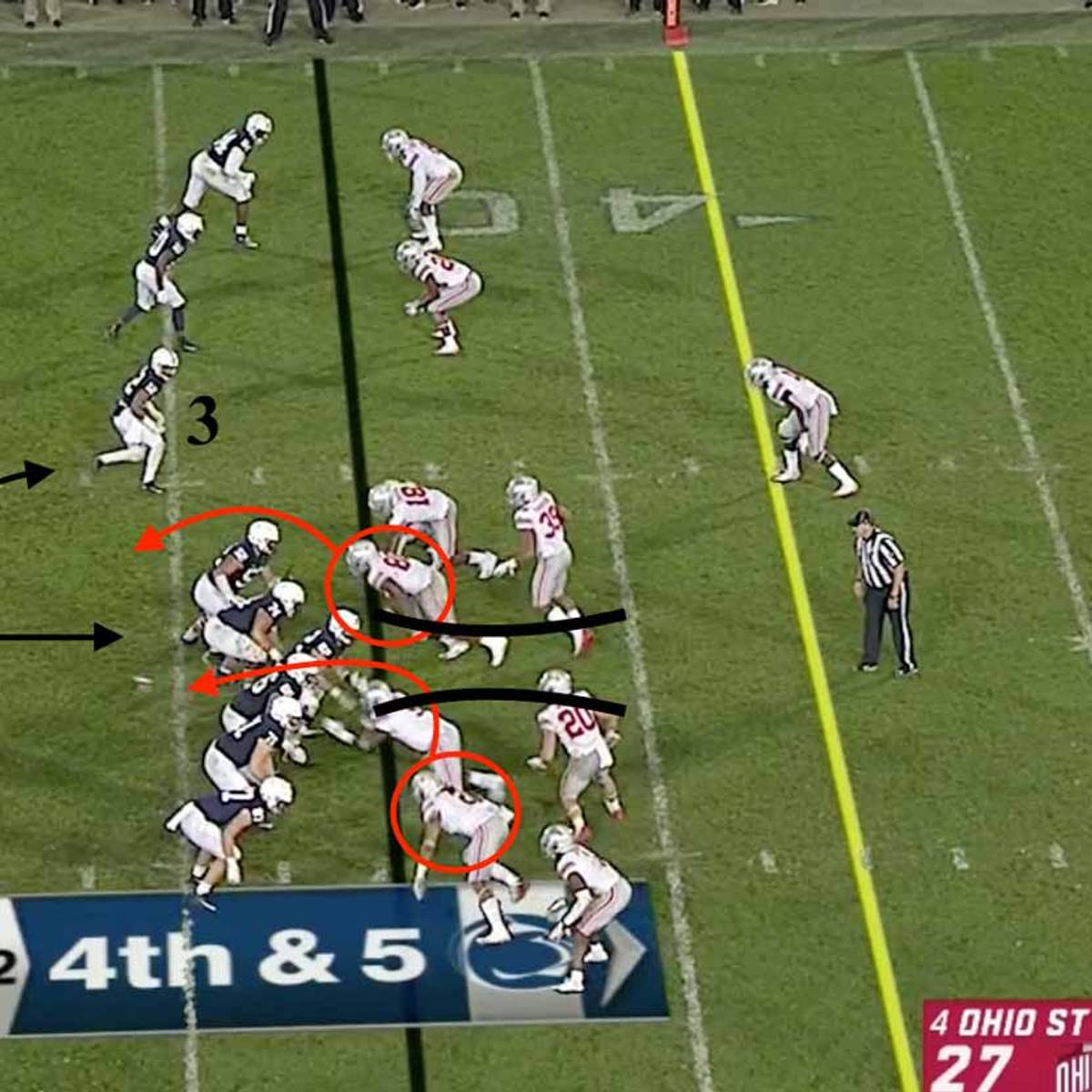 Penn State–Ohio State ending: How Miles Sanders was stuffed - Sports  Illustrated