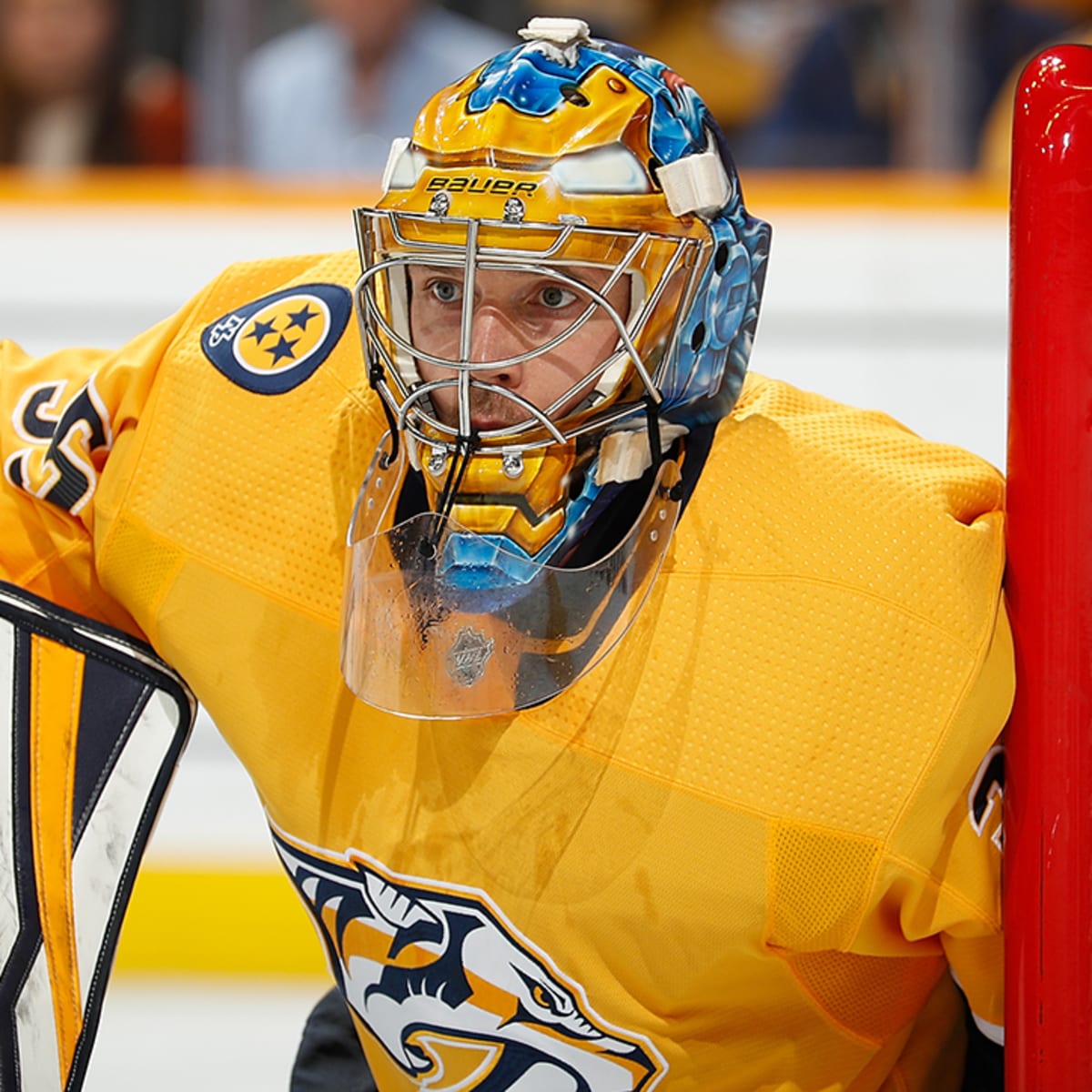 Predator goalie Pekka Rinne's jersey is headed to outer space