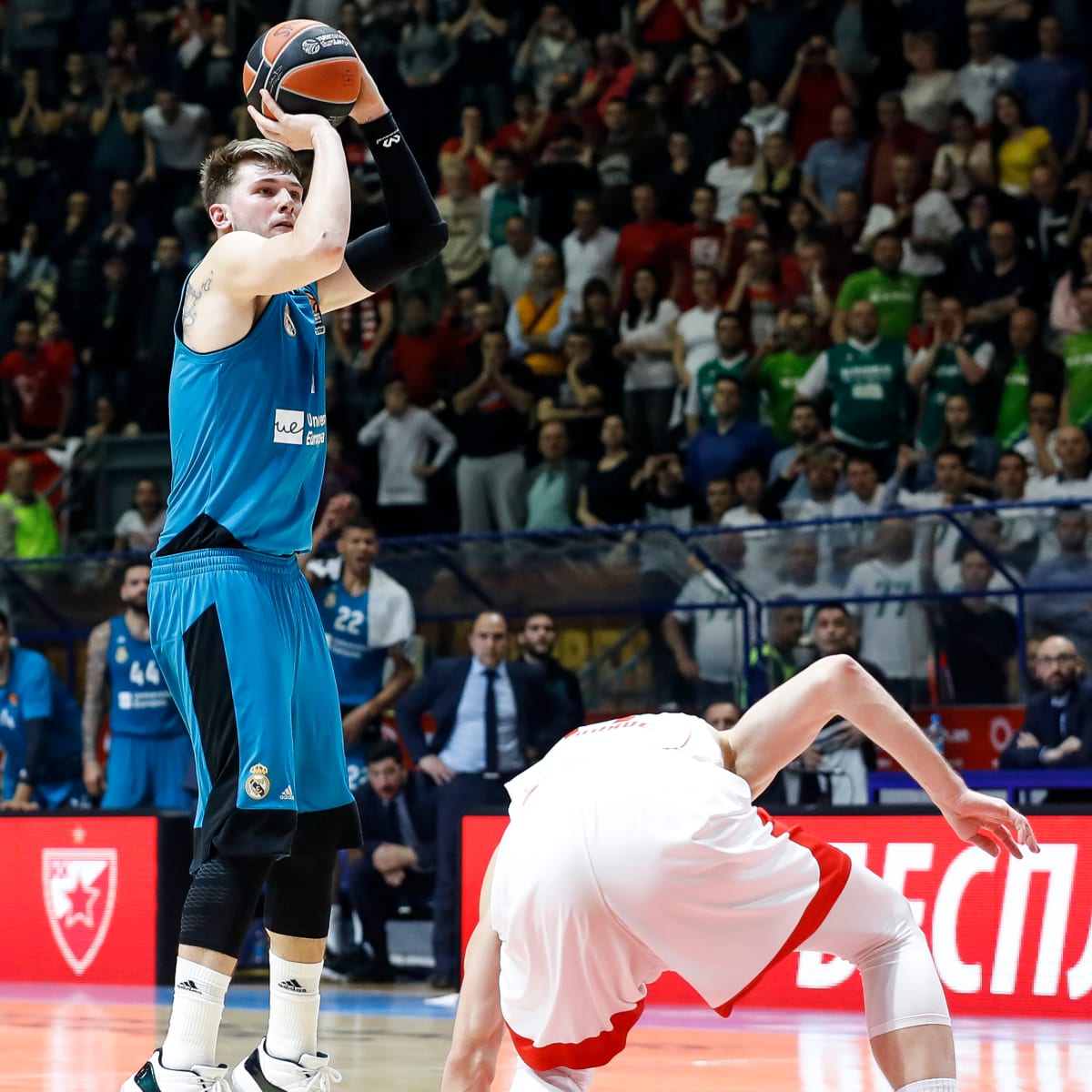 Luka Dončić 77 Spalding Mini canestro basket da camera