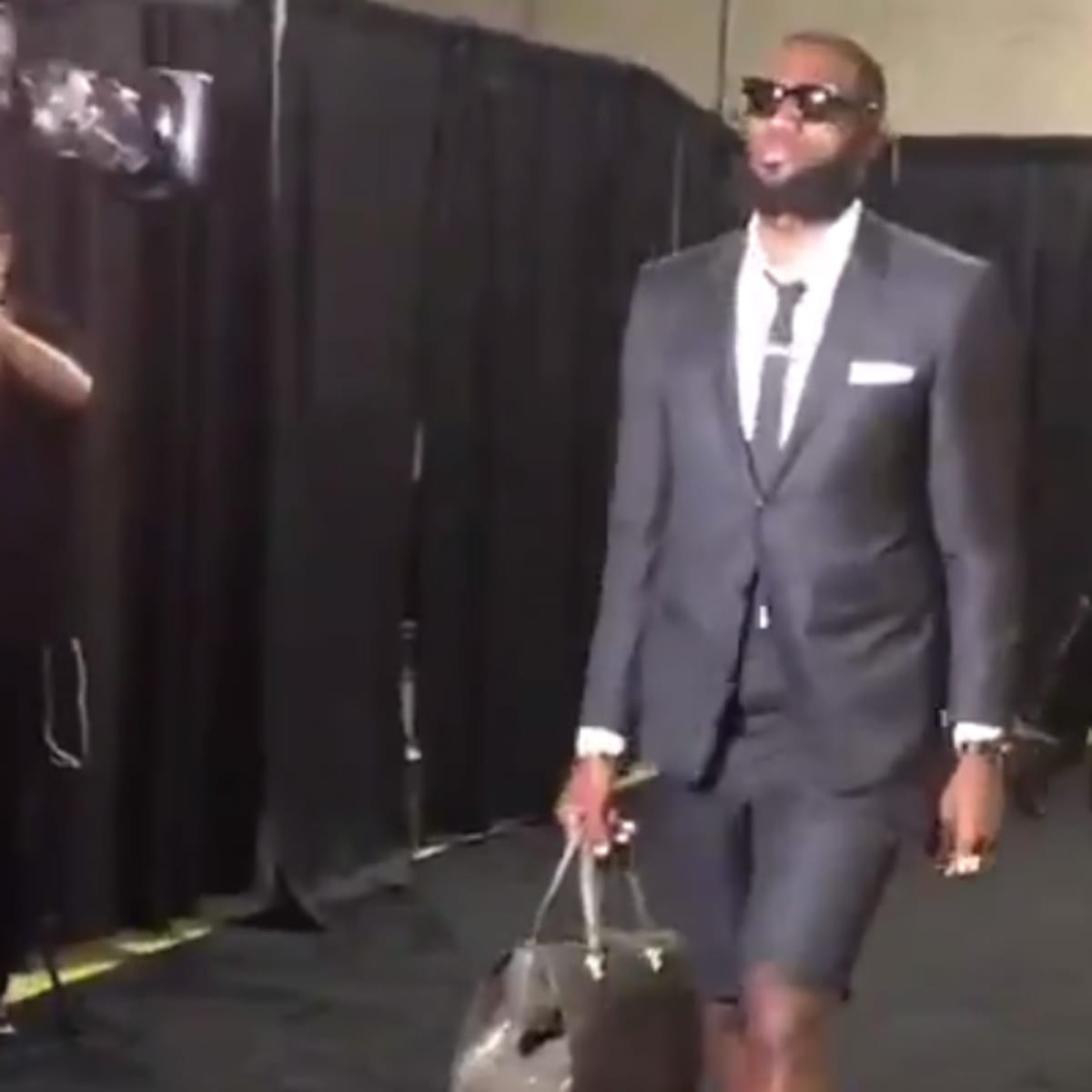 LeBron James shorts suit: Cavs star's Game 1 outfit - Sports