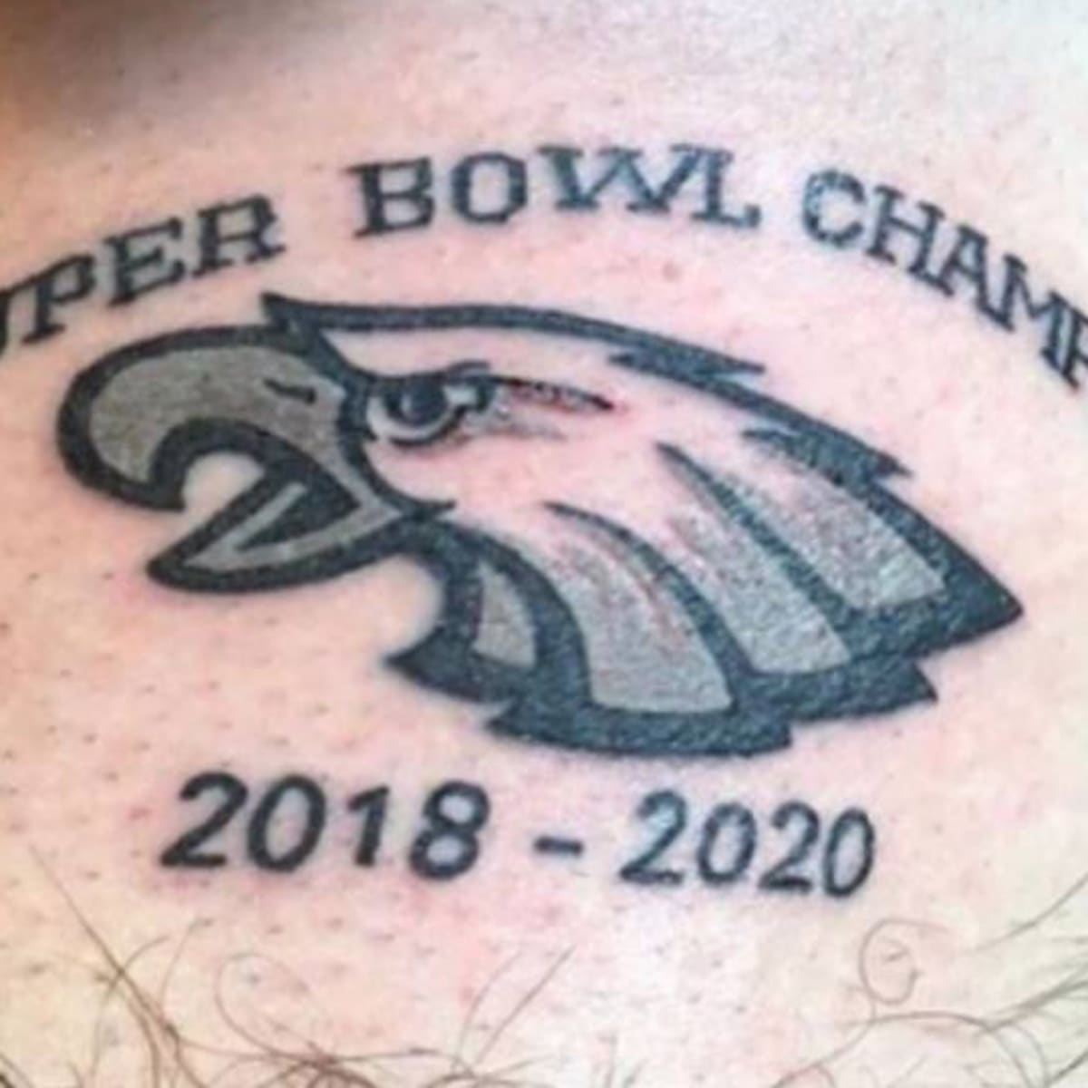 Philadelphia Eagles Temporary Tattoo  4 Pack