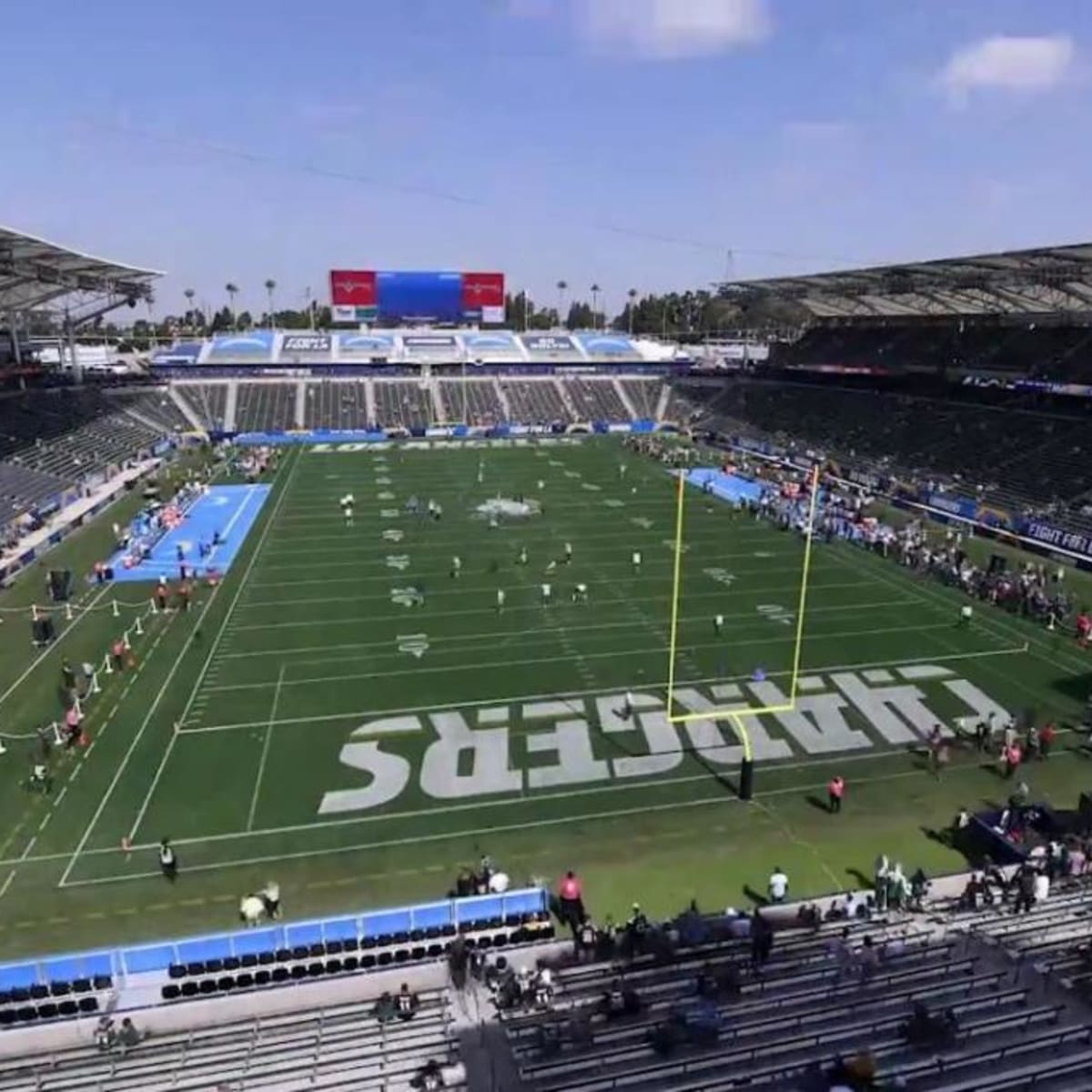 Watch: StubHub Center Transform From Soccer to Football - Sports Illustrated