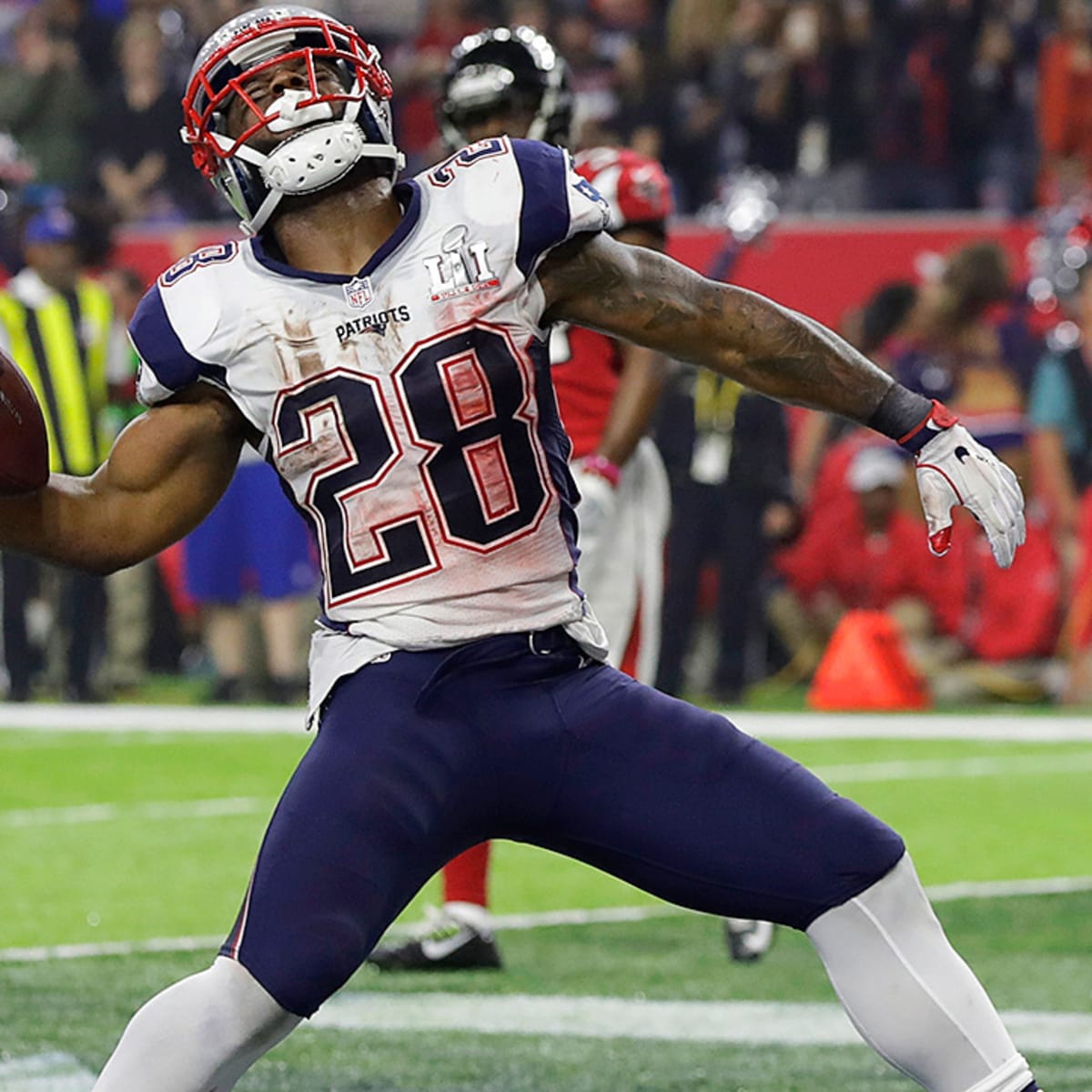 Official website of the New England Patriots, james white HD