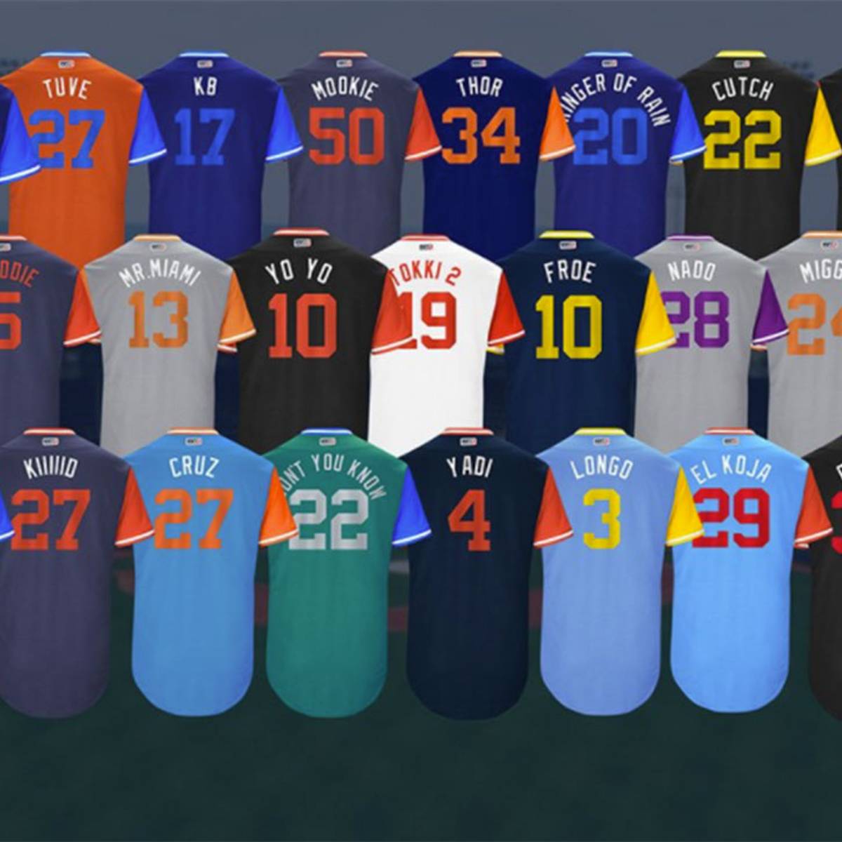 Mlb S Players Weekend Player Jersey Nicknames Ranked Sports Illustrated