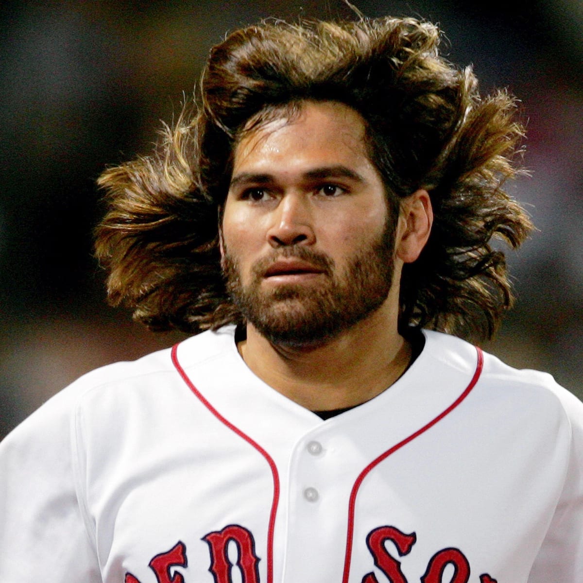 Johnny Damon kept his long hair after joining Yankees