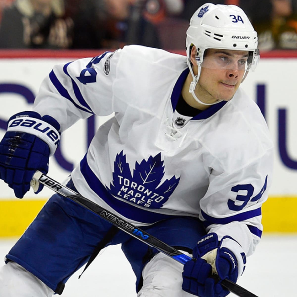 Auston Matthews in St. Patrick's jersey  Maple leafs, Toronto maple leafs  hockey, Maple leafs hockey