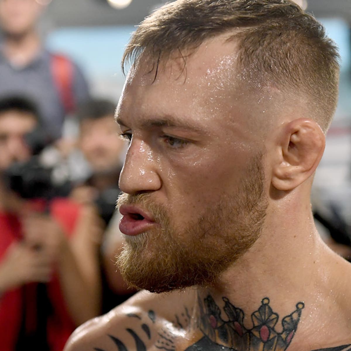 Jacked' Conor McGregor could return from leg break as middleweight, jokes  coach as Notorious targets title fight against Dustin Poirier or Charles  Oliveira | talkSPORT