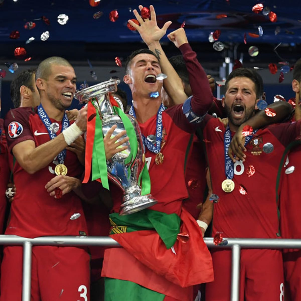 Portugal Wins Euro 16 Despite Cristiano Ronaldo Injury Sports Illustrated