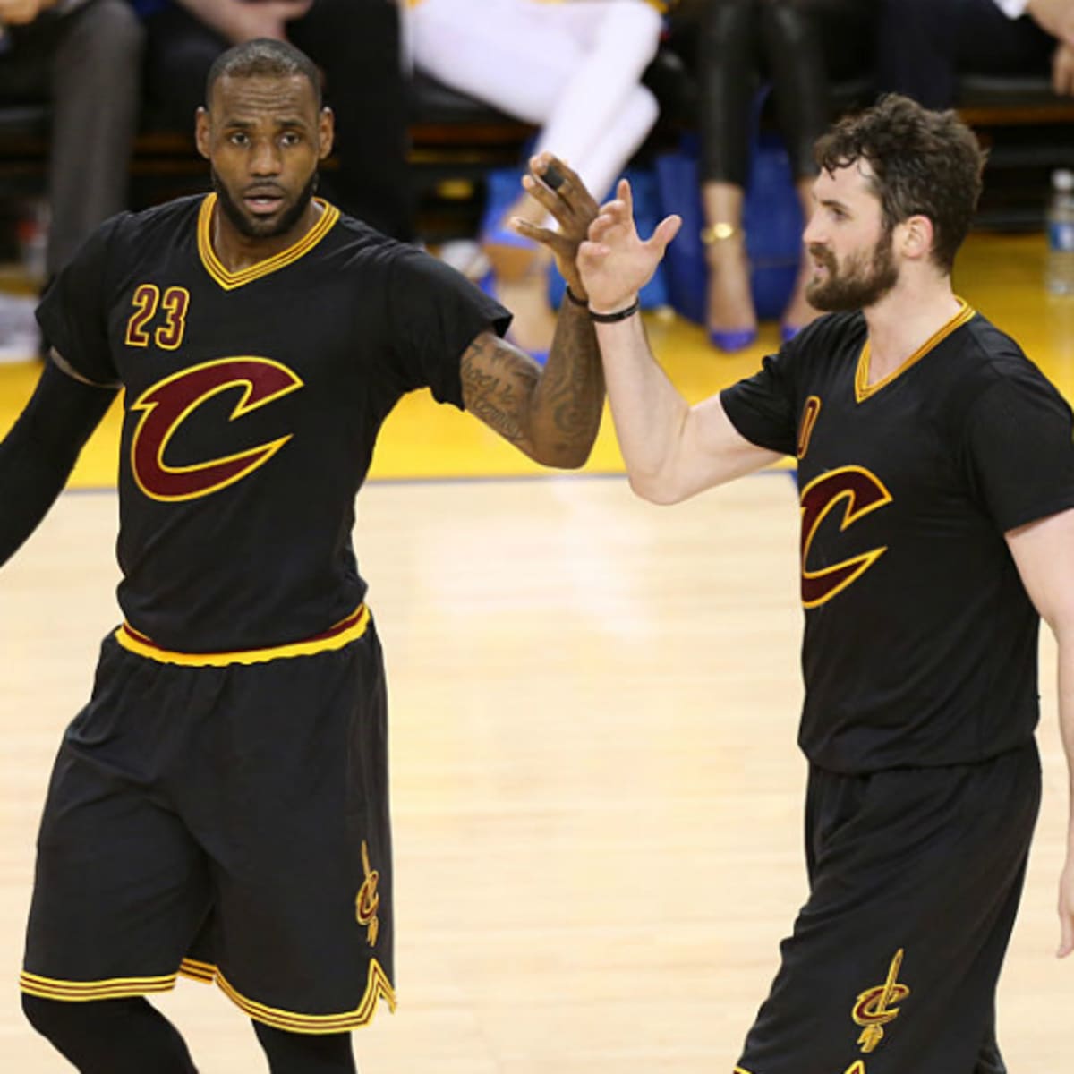 NBA Finals Game 7: Cavs wearing sleeved 