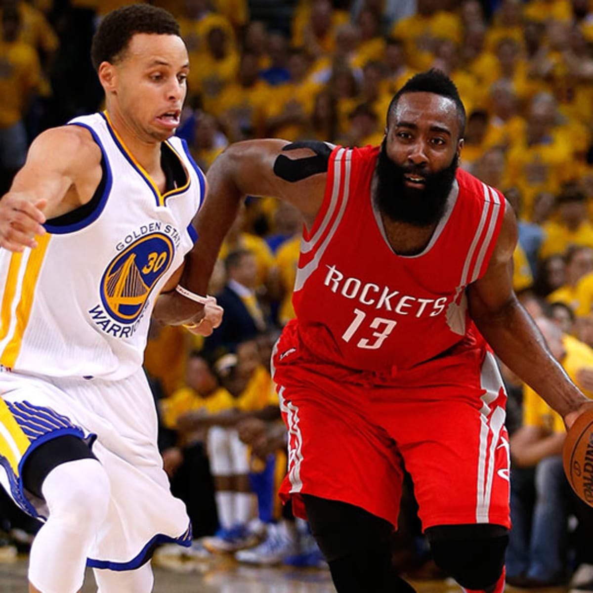 James Harden not slowed by injury, Rockets top Warriors