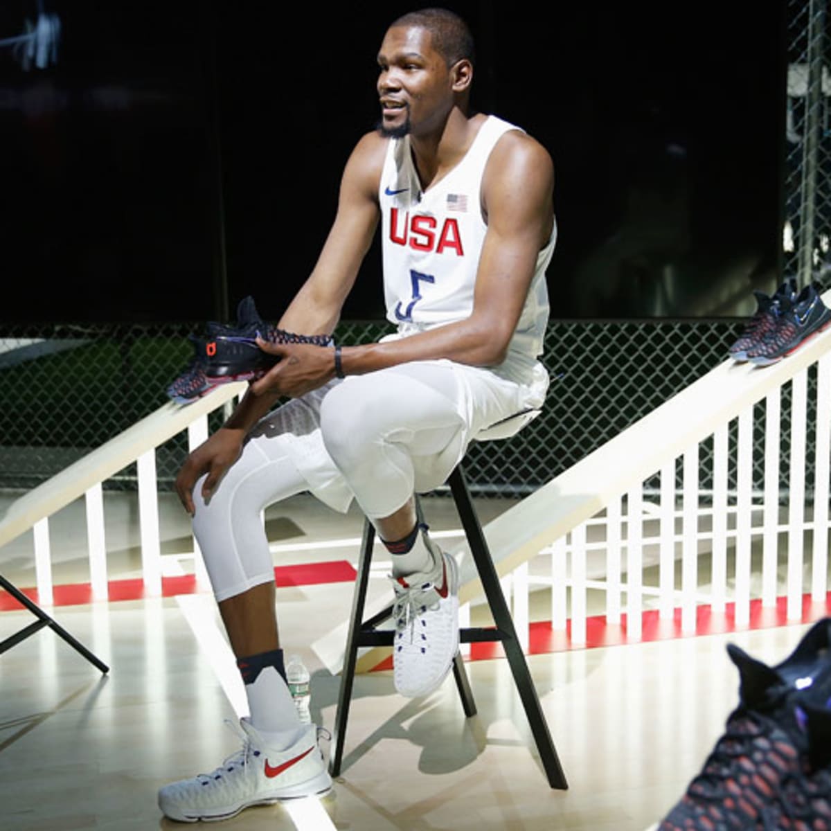 USA unveils uniforms, sneakers for Kevin Durant, Kyrie Irving - Sports  Illustrated