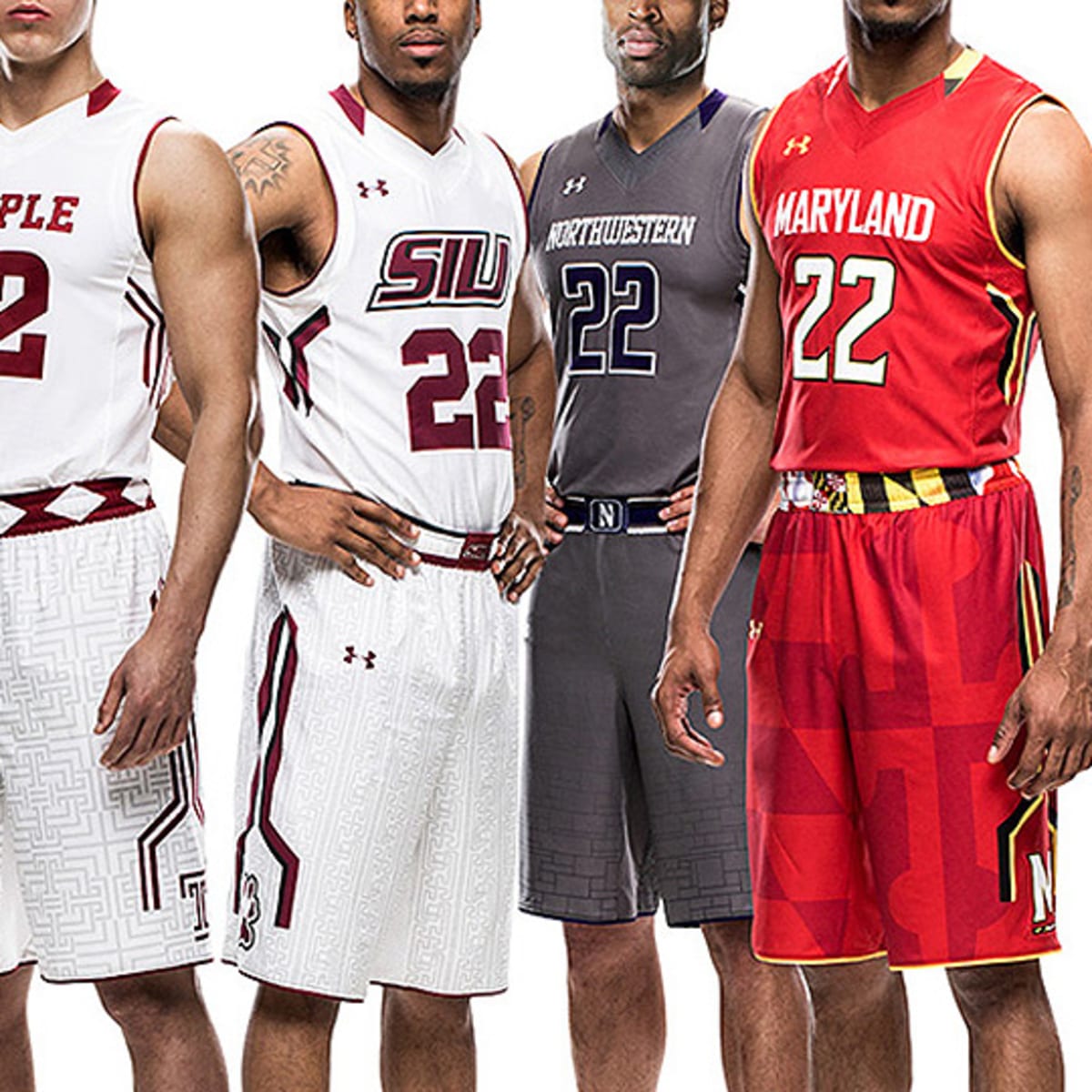 Under Armour reveals new highly patterned hoops uniforms - Sports  Illustrated