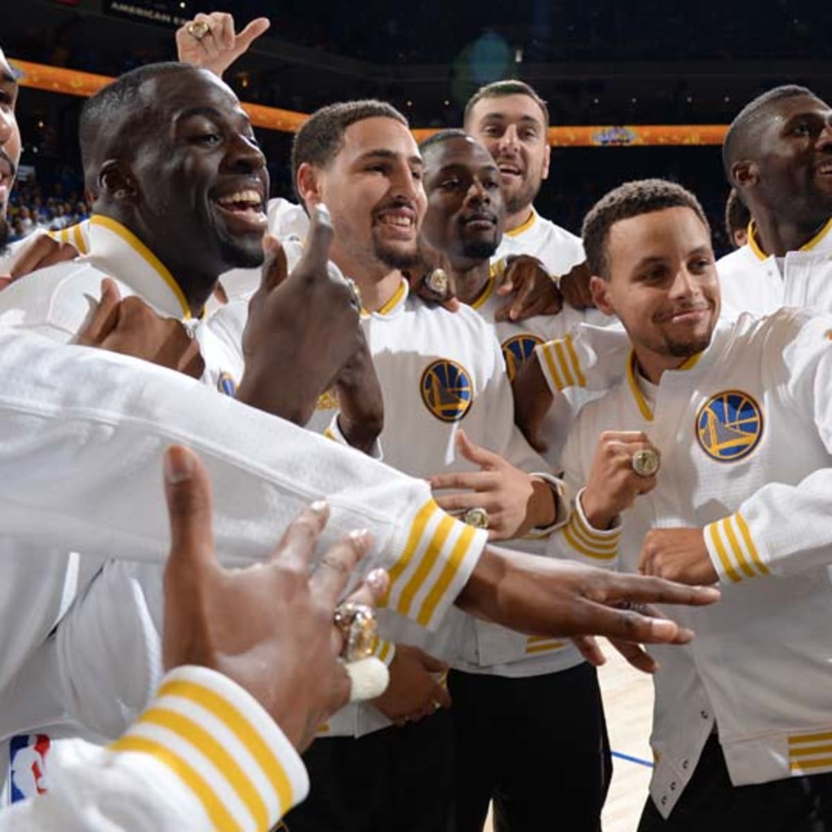 Golden State Warriors: NBA champions receive rings before opener