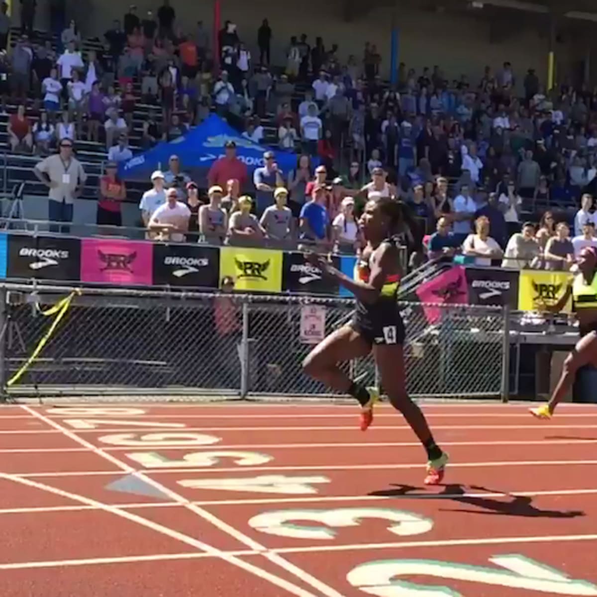 Candace Hill 16 Year Old Sets High School Girls 100m Dash Record Sports Illustrated
