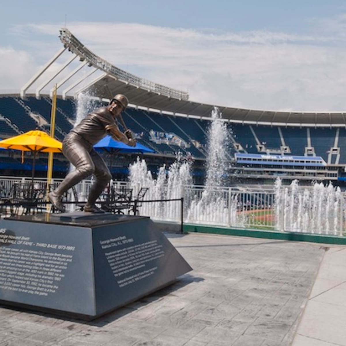 Kansas City Royals Fanatics Authentic Unsigned Kauffman Stadium Fountains  Photograph