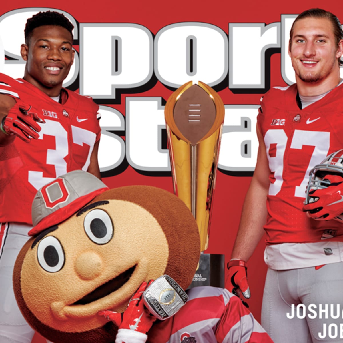 Ohio State Quarterback J.T. Barrett on a Regional Sports Illustrated  College Football Preview Cover