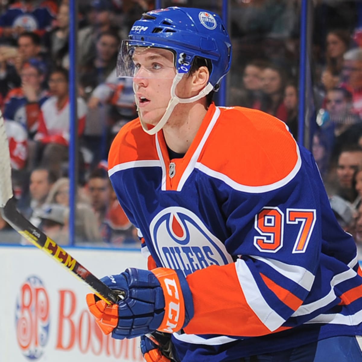 Download Caption: Connor McDavid in action during a professional