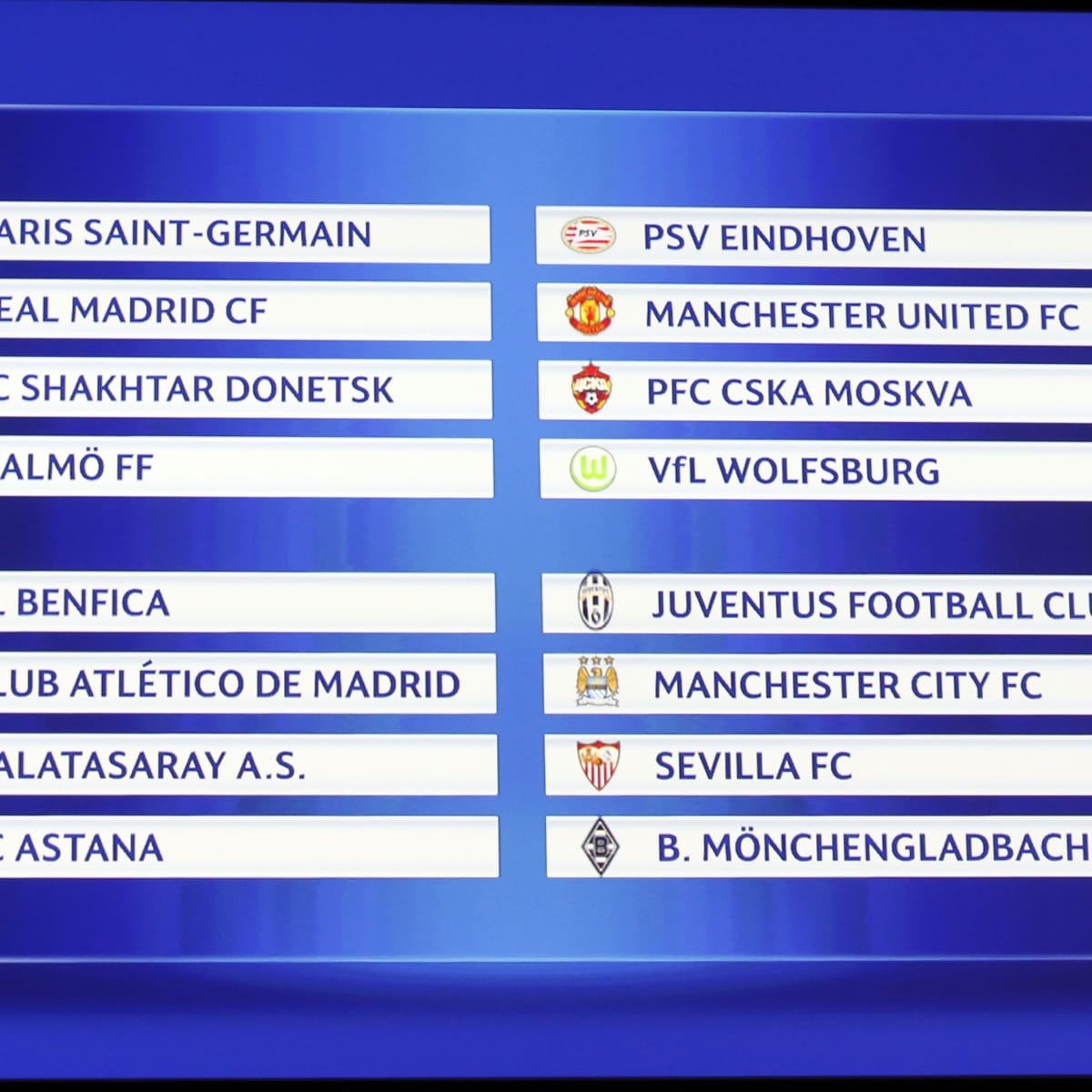 Institut magasin Flåde Champions League draw: Match schedule for group stage 2015 - Sports  Illustrated