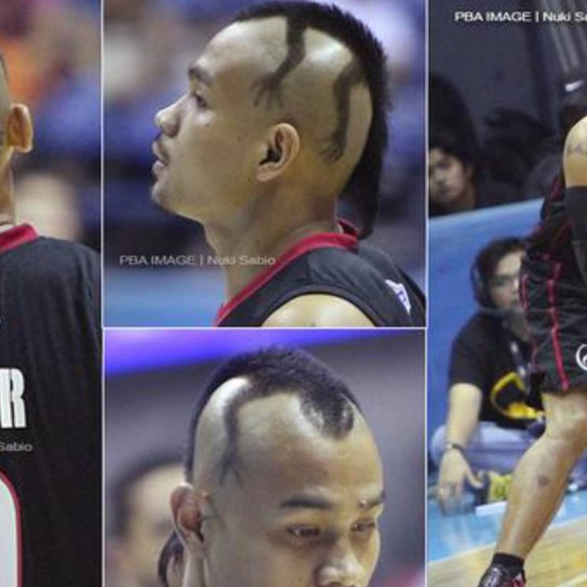 Filipino basketball player has a lizard shaved into his head - Sports  Illustrated