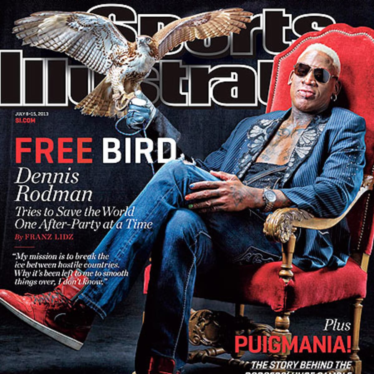 DENNIS かる RODMAN (WELCOME WORLD) ポスター NBA 