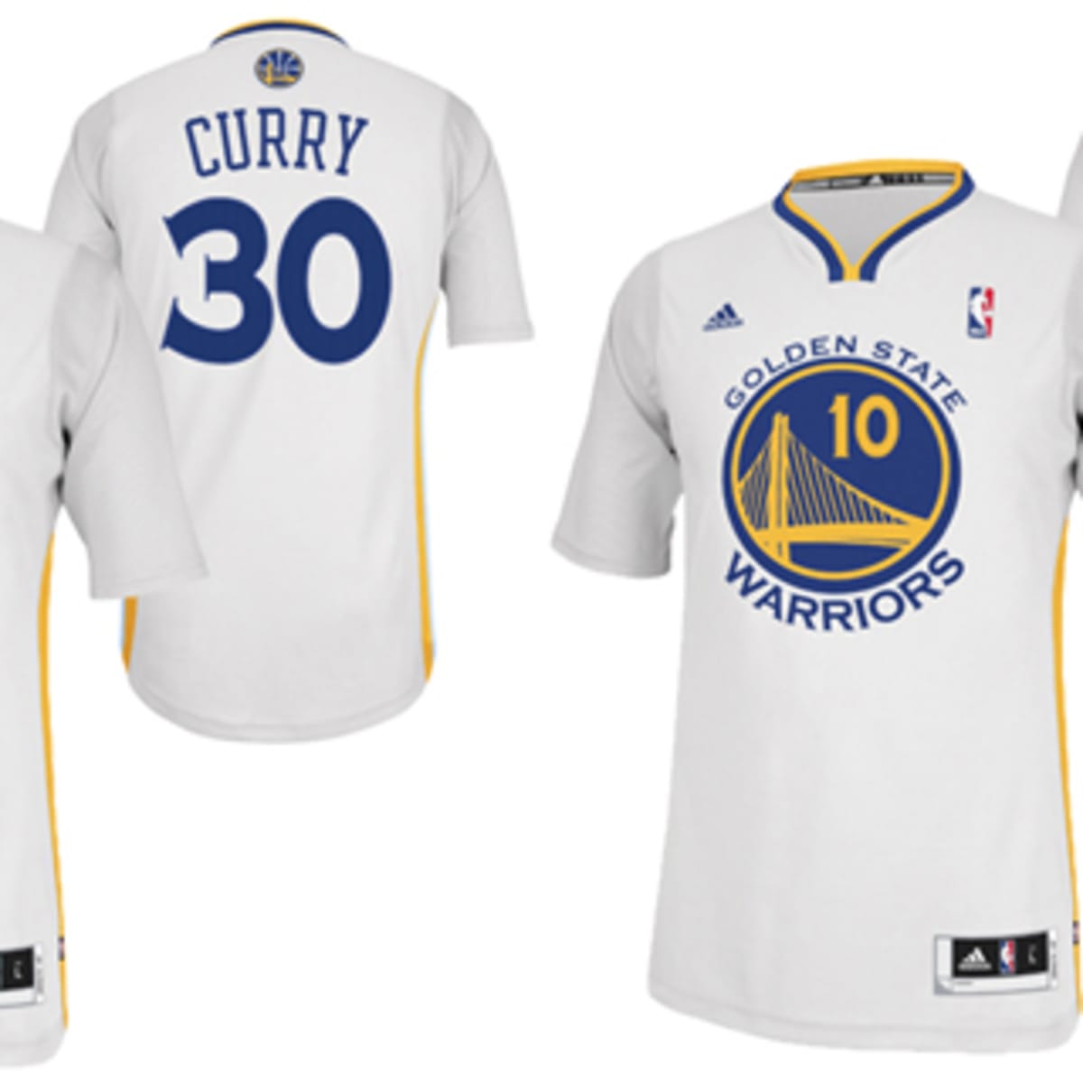 Golden State Warriors' new uniforms, with sleeves