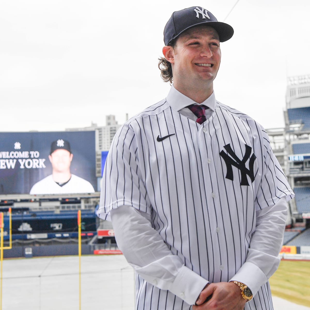 Yankees announce Gerrit Cole press conference, Bronx Pinstripes