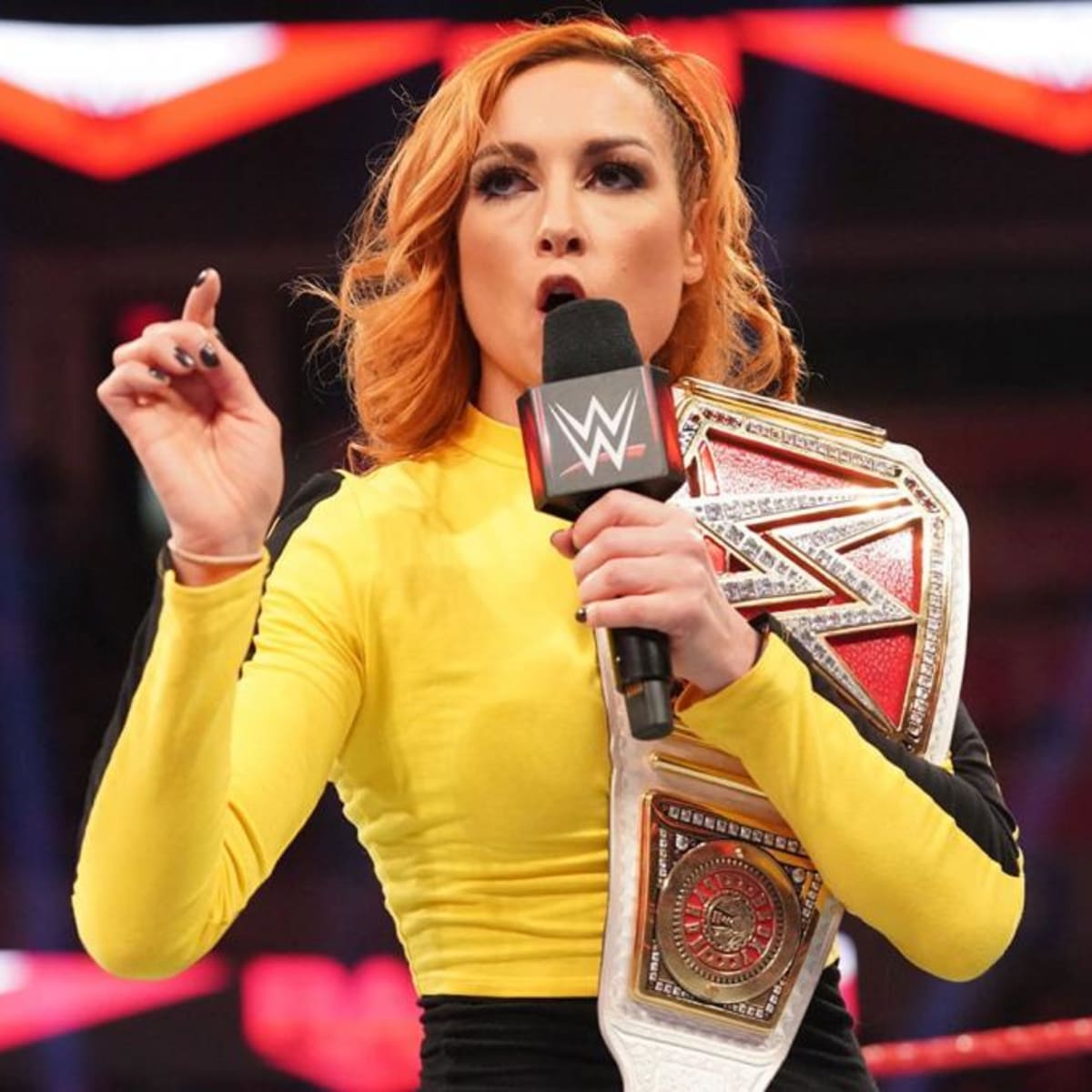 WWE's Becky Lynch back 'in the ring' training after a year out for