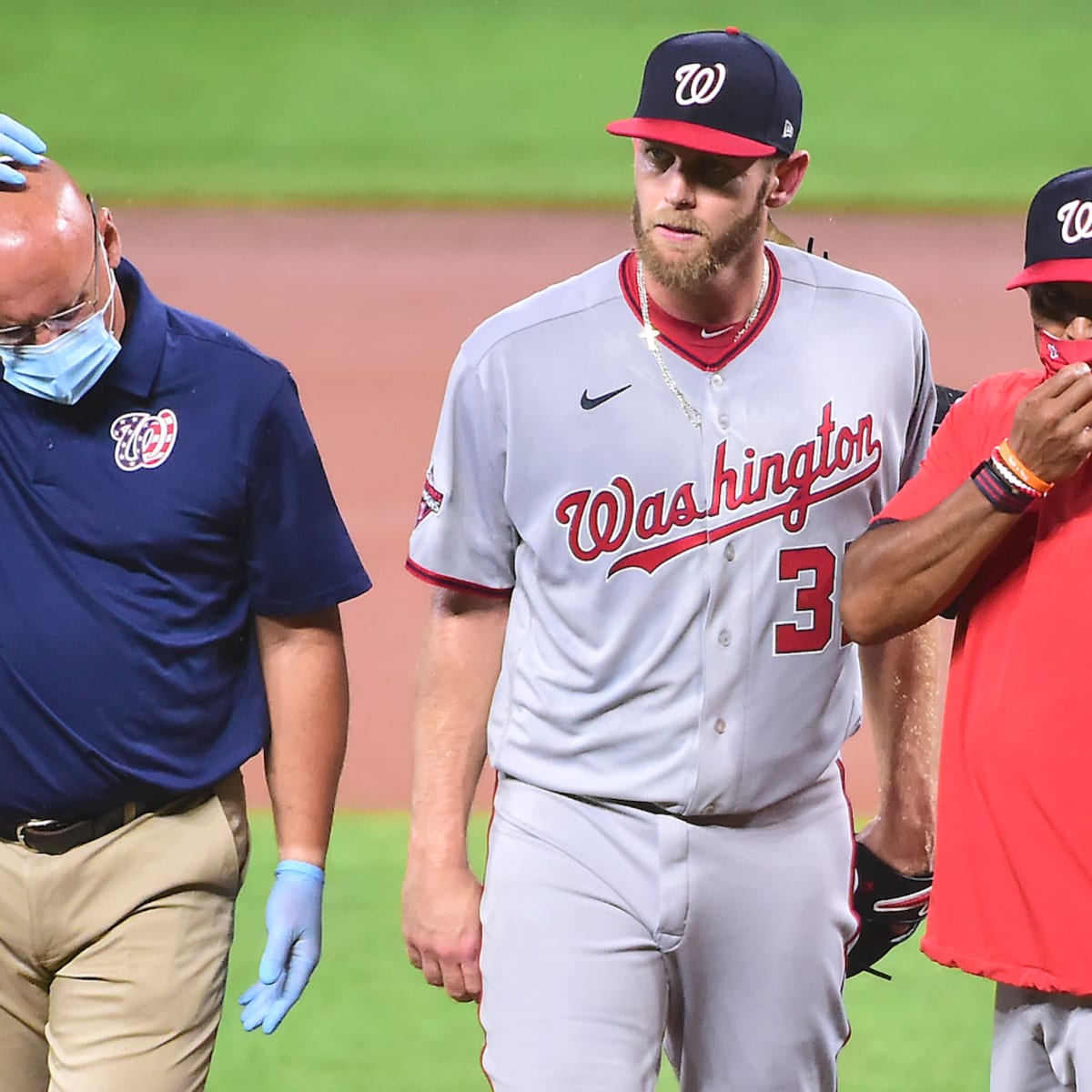 Nationals place pitcher Stephen Strasburg on injured list with nerve issue  in hand - Sports Illustrated