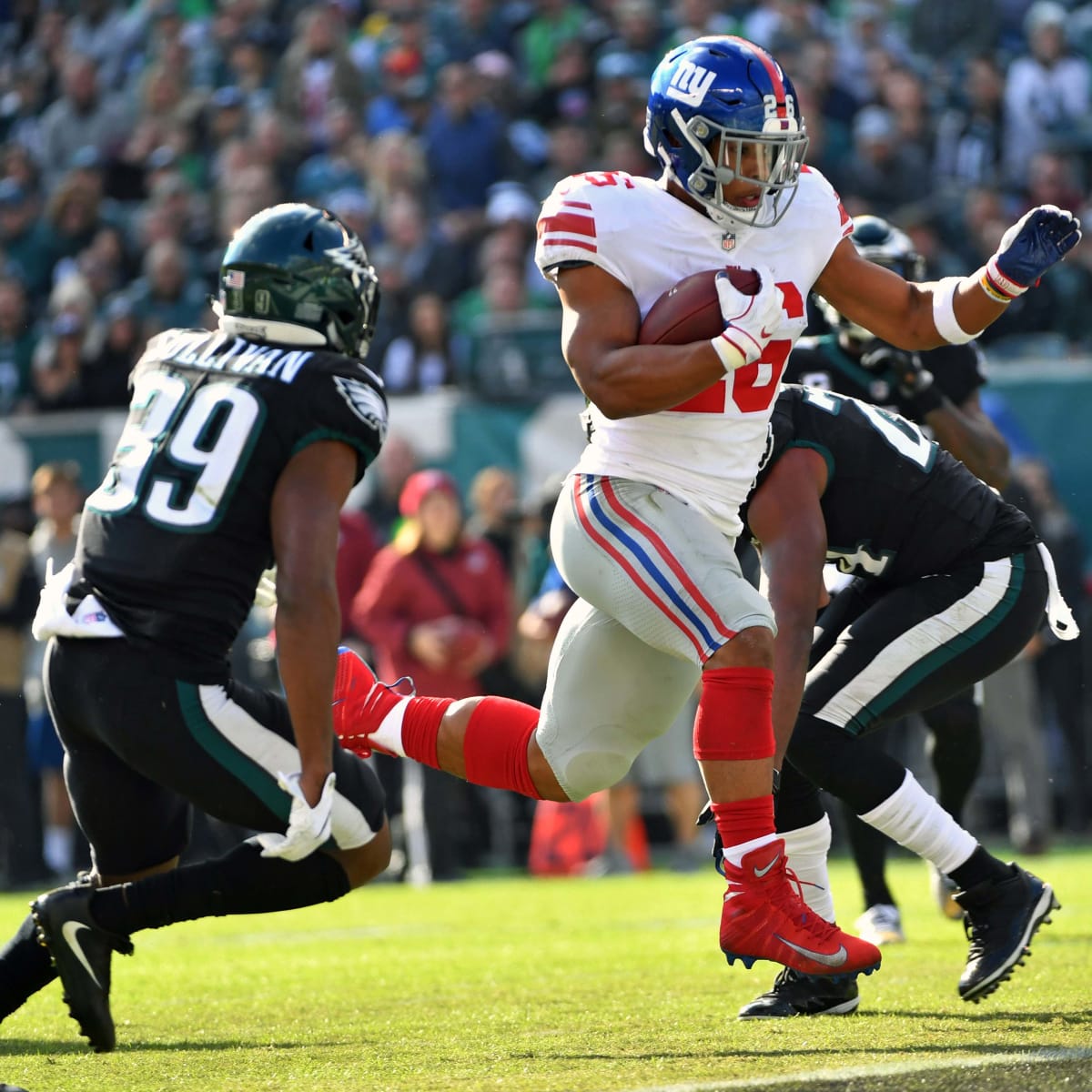 giants against the eagles