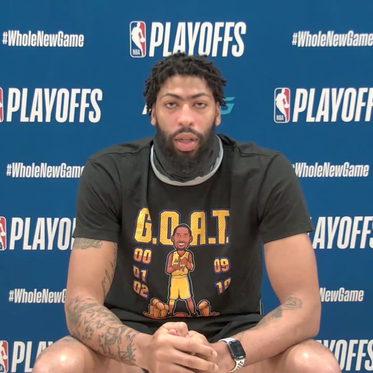 Anthony davis goat shirt Clearance