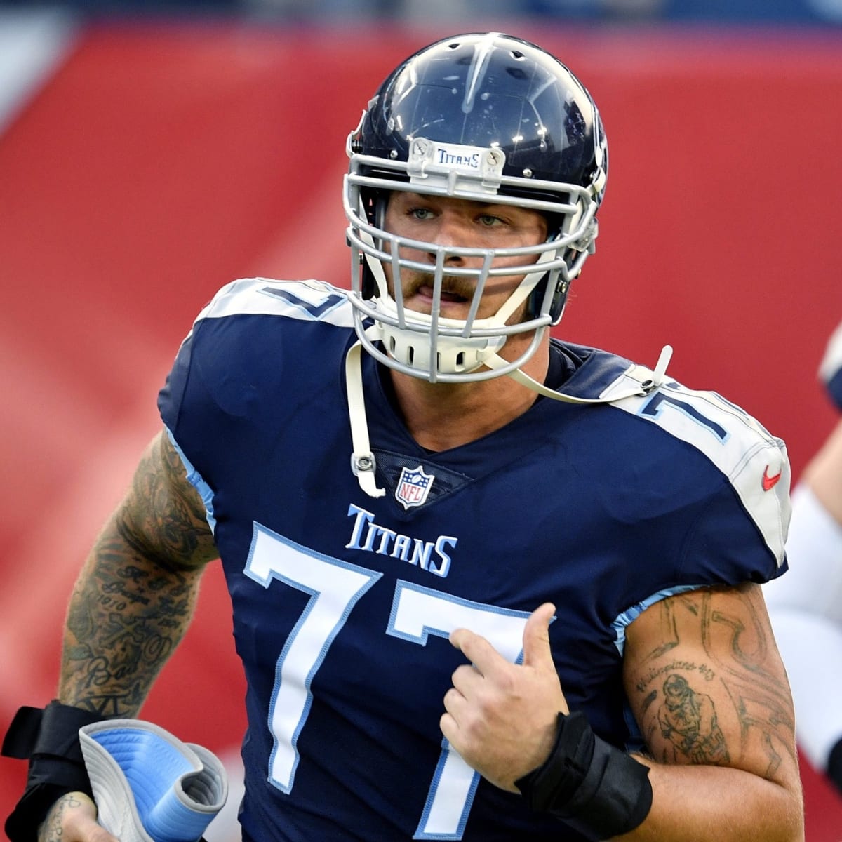 Titans: Taylor Lewan Injured Late in First Quarter - Sports Illustrated  Tennessee Titans News, Analysis and More