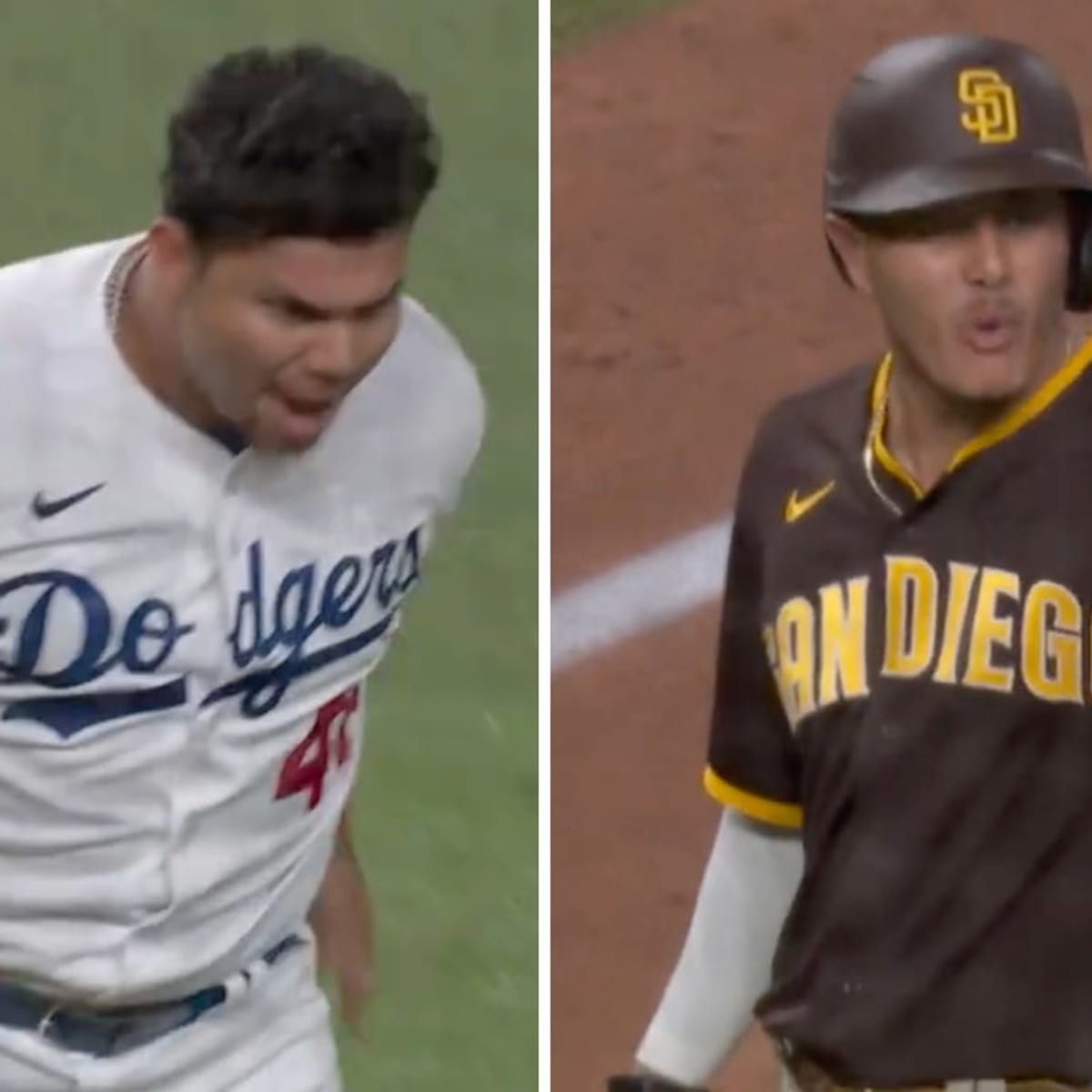 Dodgers-Padres: Manny Machado curses out Brusdar Graterol (video) - Sports  Illustrated