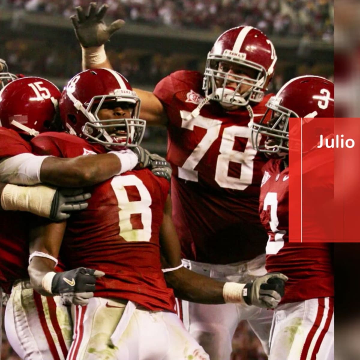 Alabama football-The Saban Top 100-Julio Jones - Sports Illustrated Alabama  Crimson Tide News, Analysis and More
