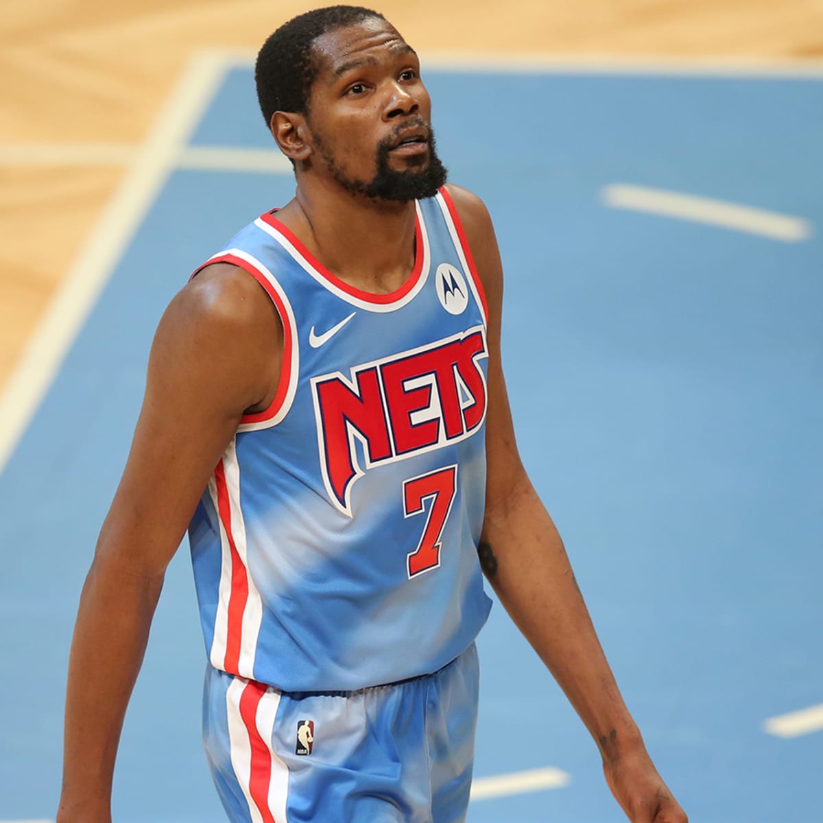 Kevin Durant Brooklyn Nets Nike City Classic Jersey sz 52 XL Throwback Tie  Dye