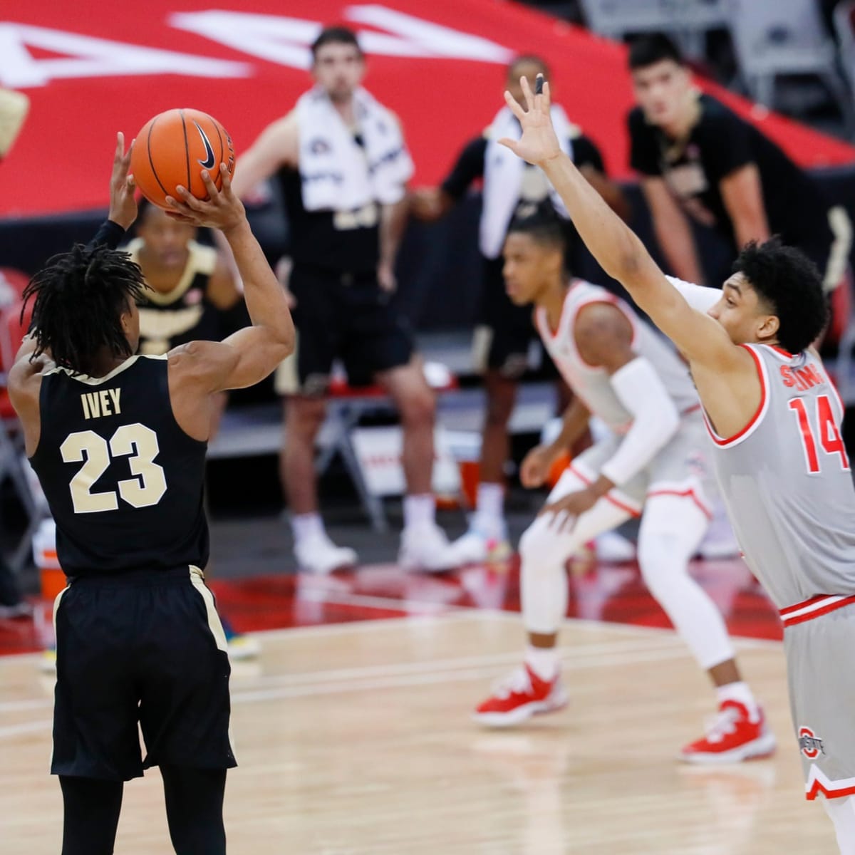 Ivey's late 3 finishes Purdue's rally past No. 15 Ohio State
