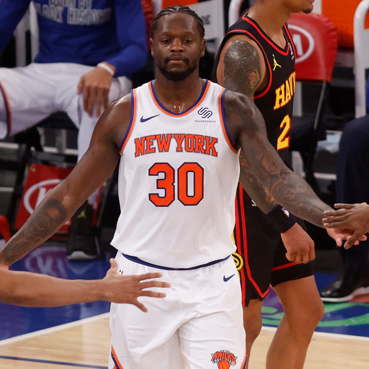LeBron James snags triple-double as Knicks fall to Lakers in OT